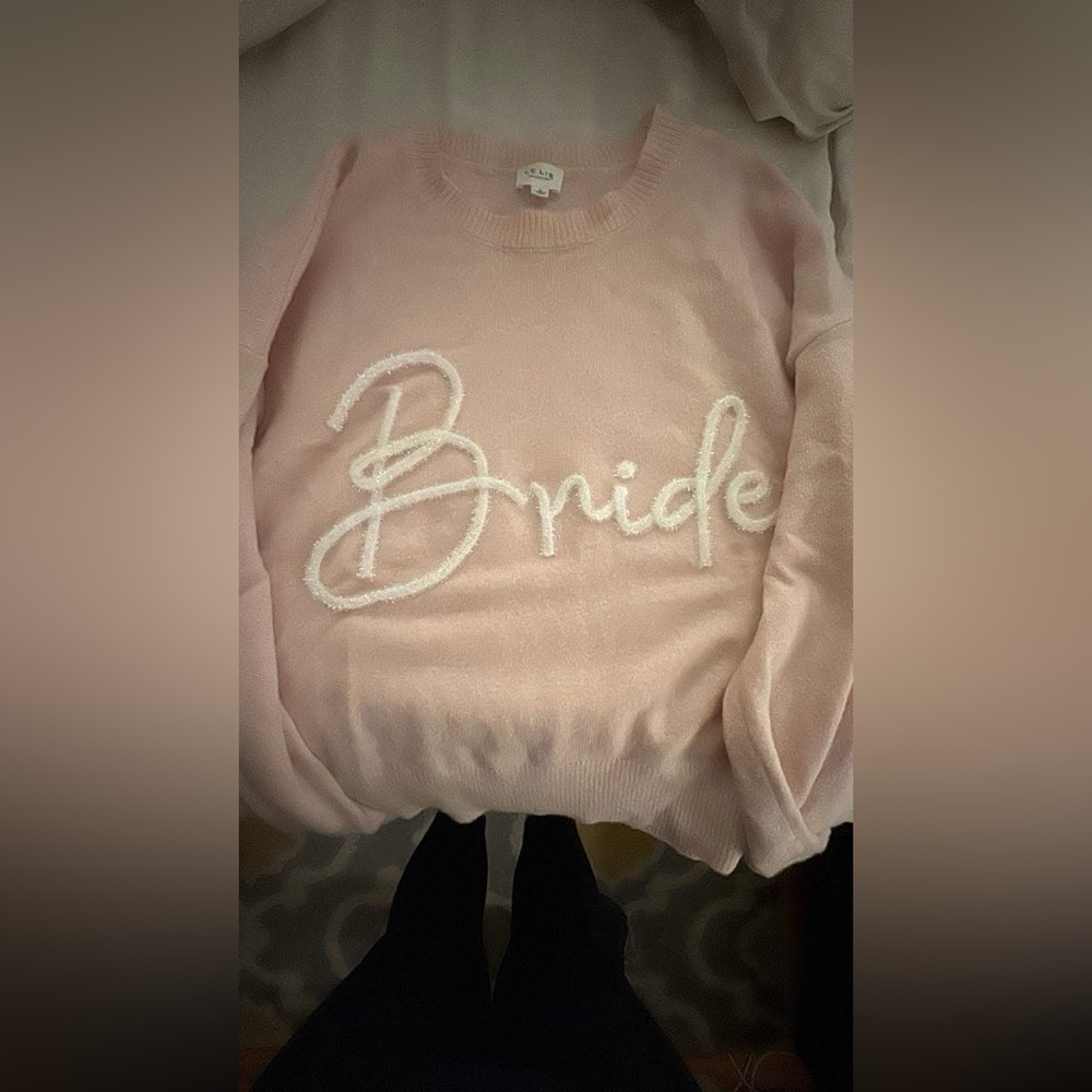 Pink Bride Sweater